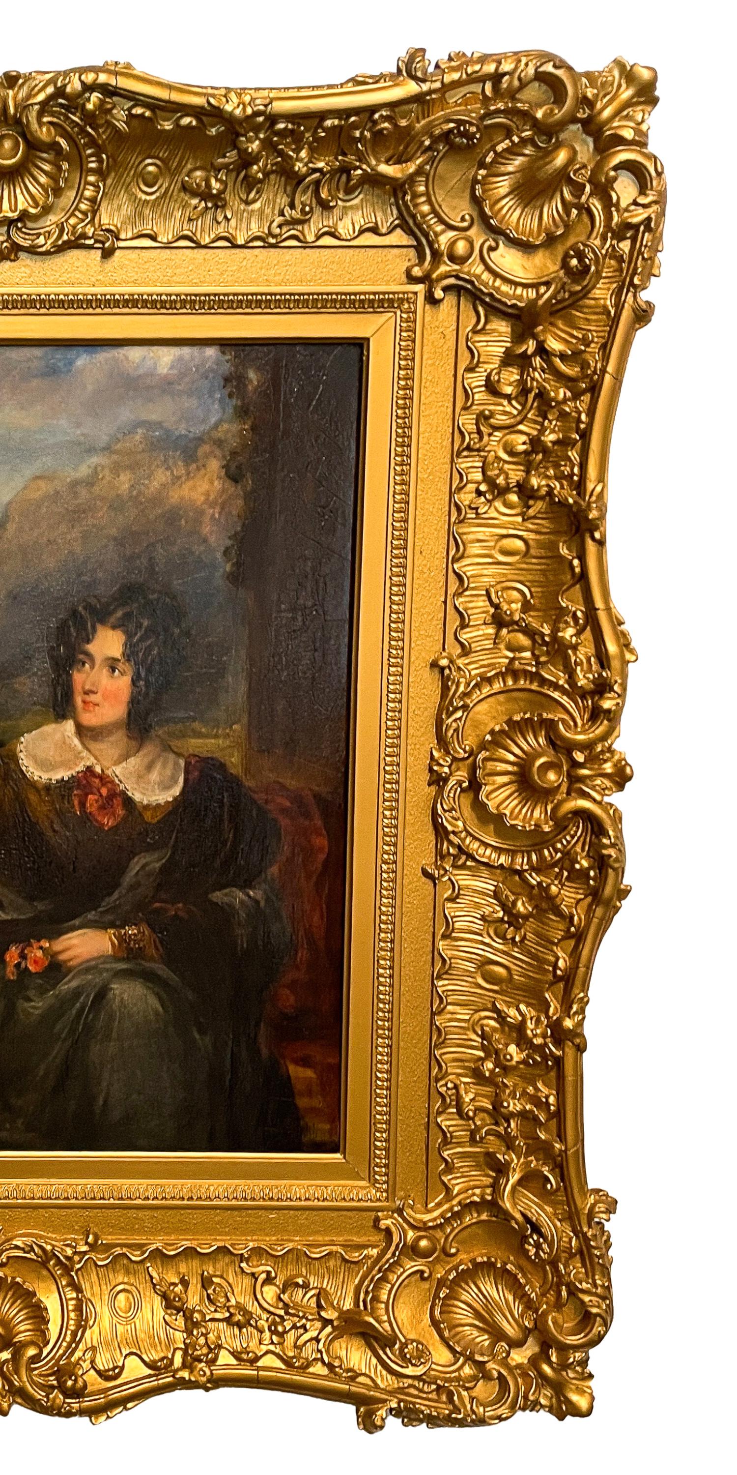 Un importante e raffinato dipinto a olio del periodo di George IV; un ritratto di John e Sara Ogle di Kirkley Hall, Northumbria, Inghilterra, di Sir John Hayter RA, firmato e datato 1829.

Sir John Hayter (1800-1895) è stato un ritrattista molto