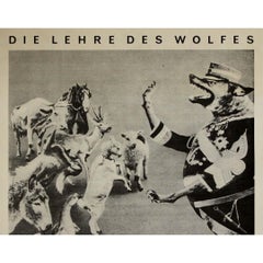 Original Poster John Heartfield’s Die Lehre des Wolfes political photomontage