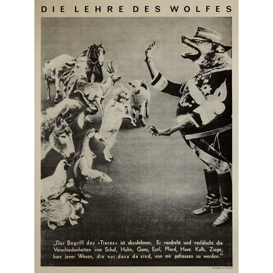 Original Poster

Politics - Photography - Photomontage - Germany - Anti-Semitism

John Heartfield’s Die Lehre des Wolfes (The Teaching of the Wolf) is a striking example of his mastery of political photomontage, a technique he pioneered to expose