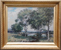 A Panoramic Scottish Landscape - Scottish Edwardian Impressionist oil painting