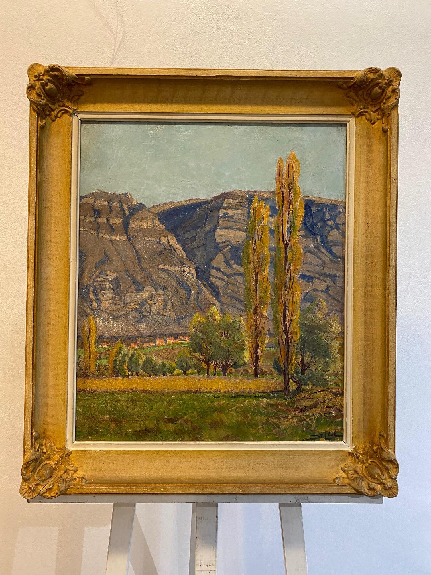 The Great gorge by John Henri Deluc - Oil on canvas 55x46 cm 3