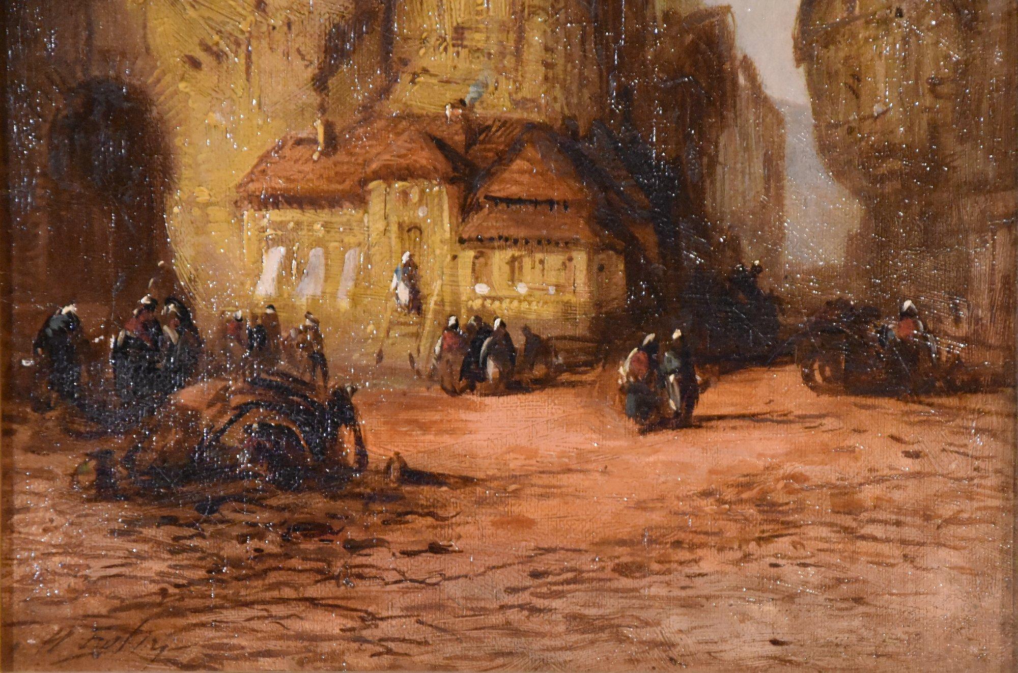 Coppia di dipinti ad olio di Henry Foley 