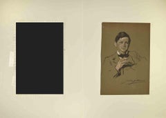 ‎Portrait of Frank Brangwyn - Collotype Print by J.H. Frederick Bacon - 1901