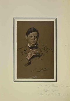 ‎Portrait of Frank Brangwyn - Collotype Print by J.H. Frederick Bacon - 1901
