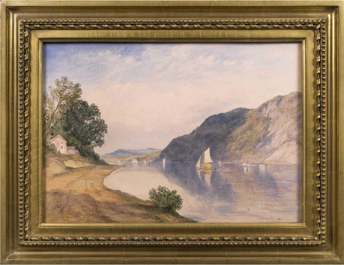 In the Hudson Highlands by John Henry Hill (American, 1839-1922) For Sale 1