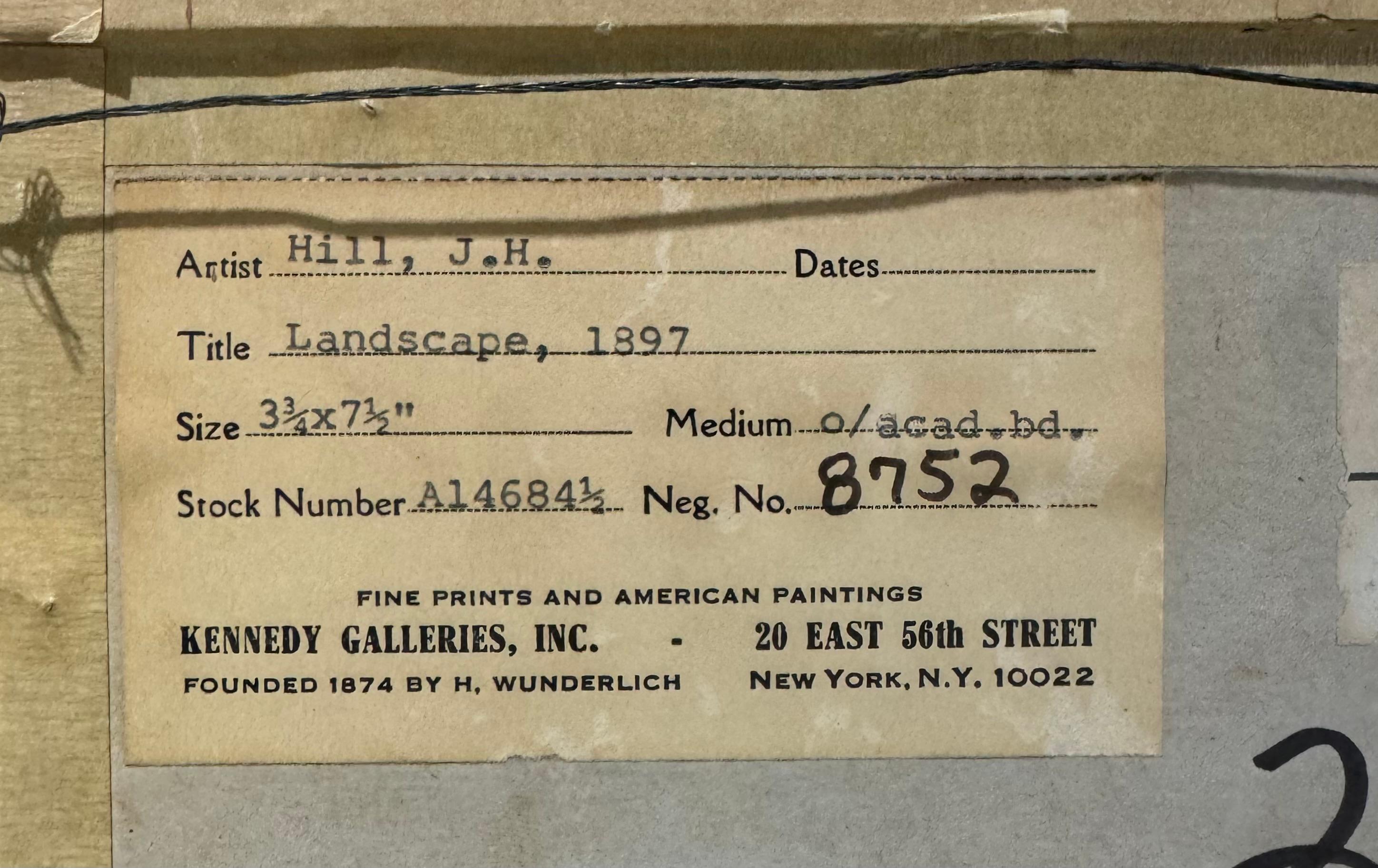 1857 American Hudson River Rockland County Landscape Painting KENNEDY Gallery For Sale 10