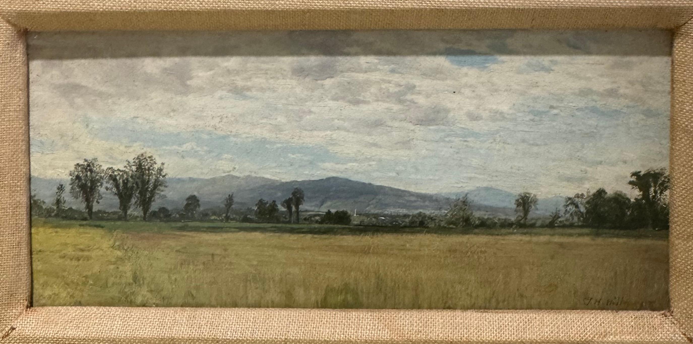 1857 American Hudson River Rockland County Landscape Painting KENNEDY Gallery For Sale 2