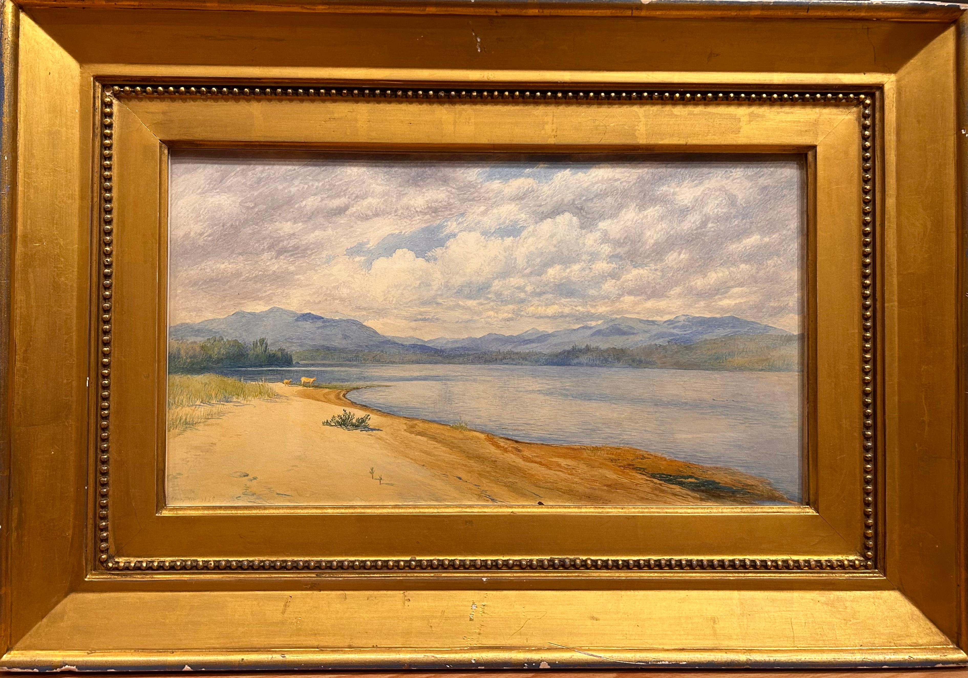 John Henry Hill Landscape Painting - Landscape of Summer At Lake George, NY