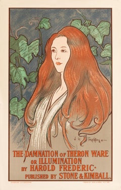 "The Damnation of Theron Ware" Original Vintage Art Nouveau Poster