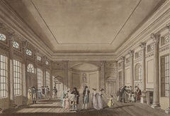 John Hill after John Claude Nattes - Early 19th Century Aquatint, Pump Room