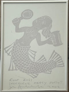 Roof Boss Sherborne Abbey, Dorset - Signed Contemporary Screen Print