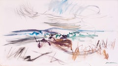 1963 John Hitchens' landscape oil painting, British, Modern, signed and titled