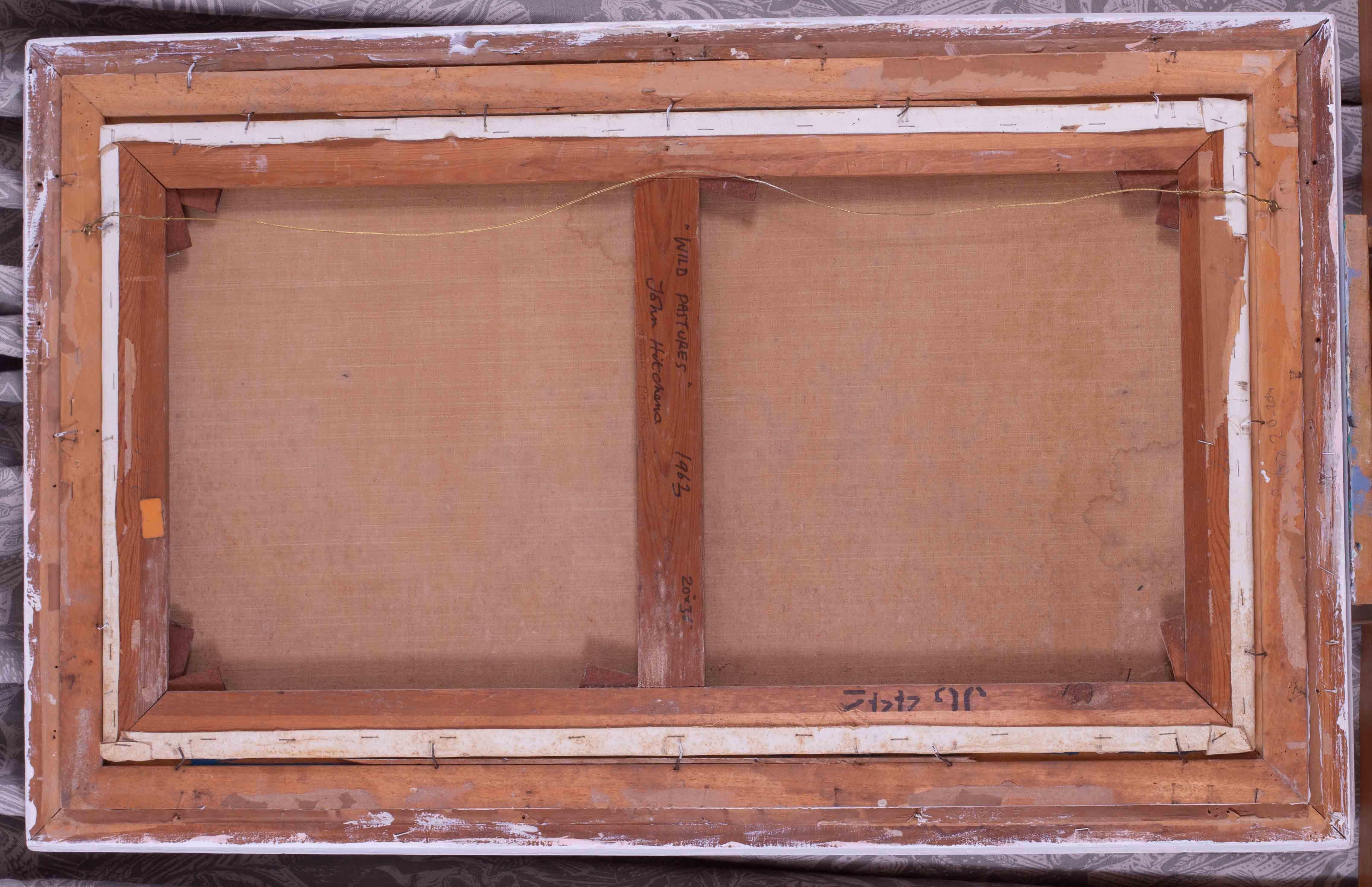 1963 Paisaje al óleo de John Hitchens, Británico, Moderno, firmado y titulado en venta 6