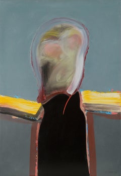 "El guardián de la puerta", abstracto figurativo del Área de la Bahía