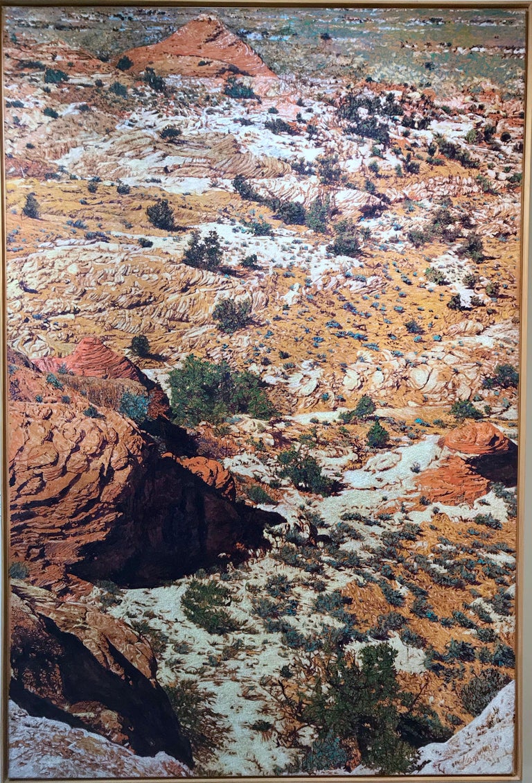 John Hogan - Canyon and Shadows, John Hogan desert landscape mixed media  painting oranges For Sale at 1stDibs | hogan brown artist, johnny hogan,  john hogan artist