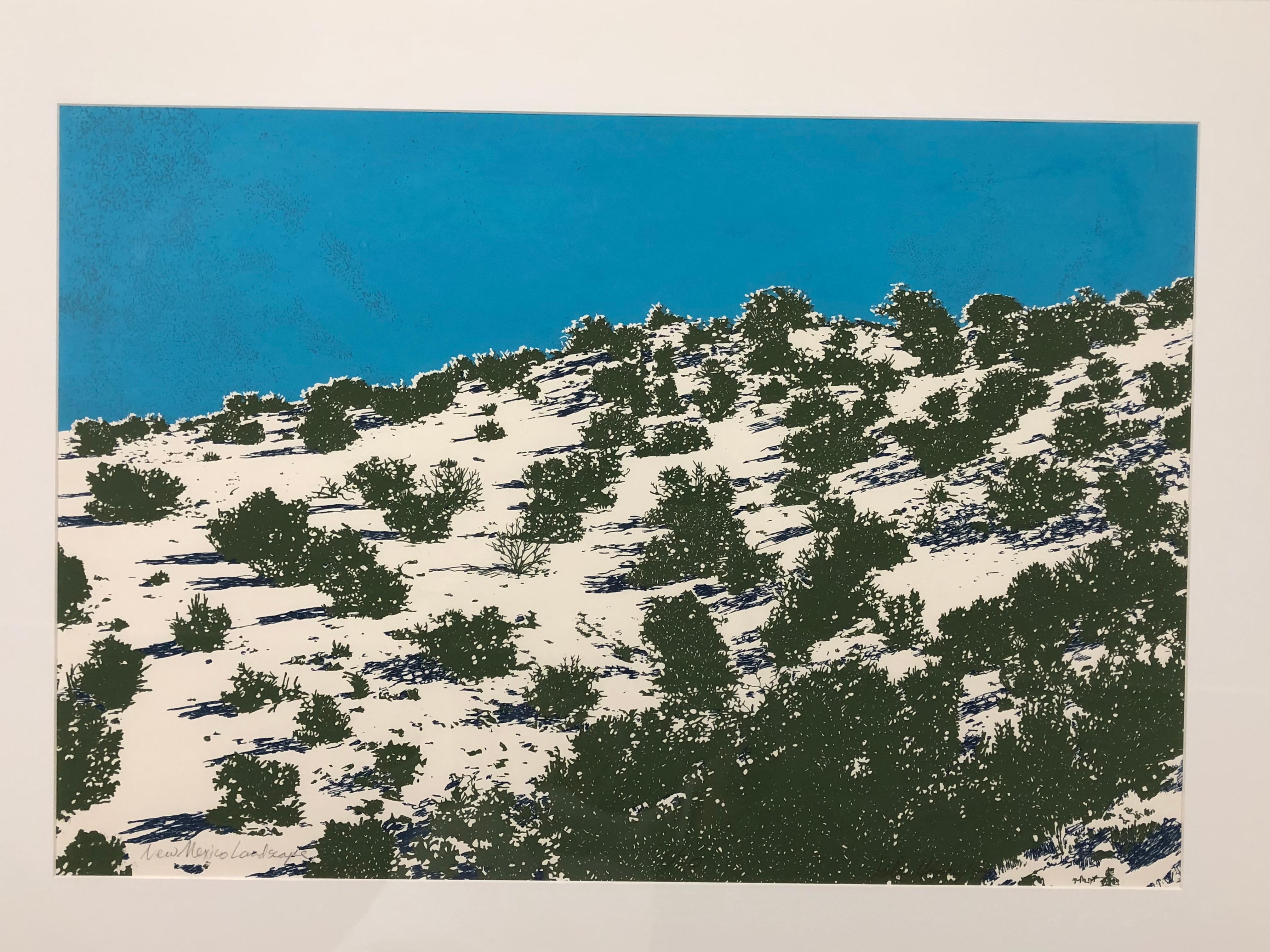 landscape screen print