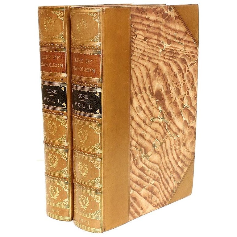 John Holland Rose, the Life of Napoleon I, Third Edition, 1903, 2 Volumes In Good Condition For Sale In Hillsborough, NJ