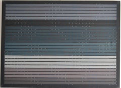 Noche en el mar. Pintura al óleo abstracta contemporánea
