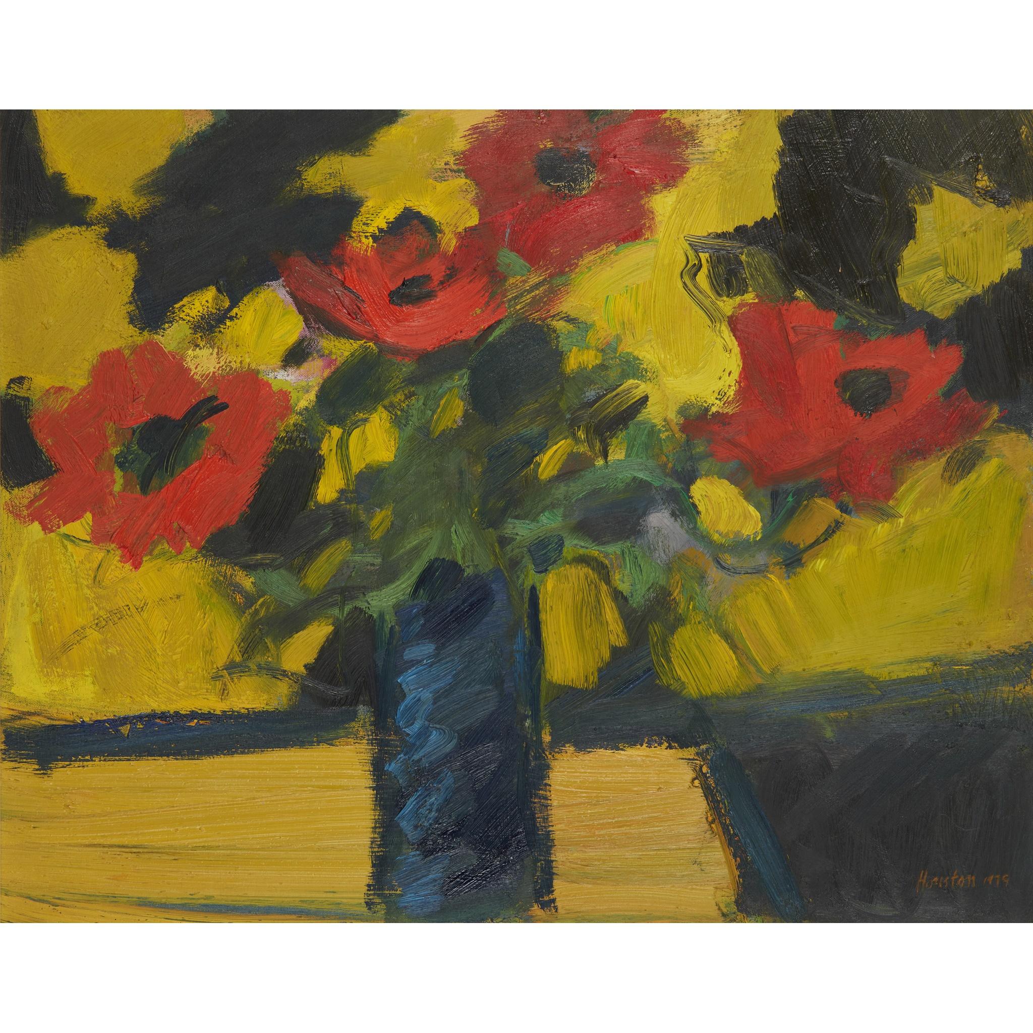 John Houston Still-Life Painting - Poppies