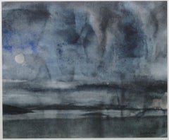 Scottish 1970's Impressionist Watercolour 'Scalpay Hebrides' by John Houston RSA