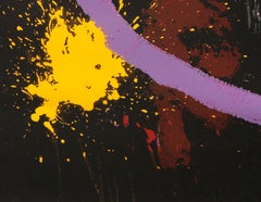 Dreaming, serigrafia astratta colorata di grandi dimensioni di John Hoyland