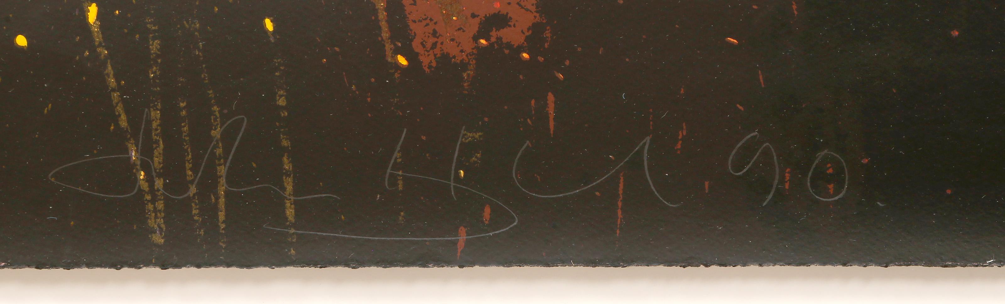 Soñar, serigrafía abstracta de John Hoyland en venta 3