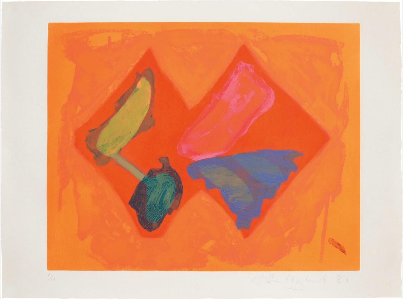 À PROPOS DE LA VENTE DE LA MAISON - Print de John Hoyland