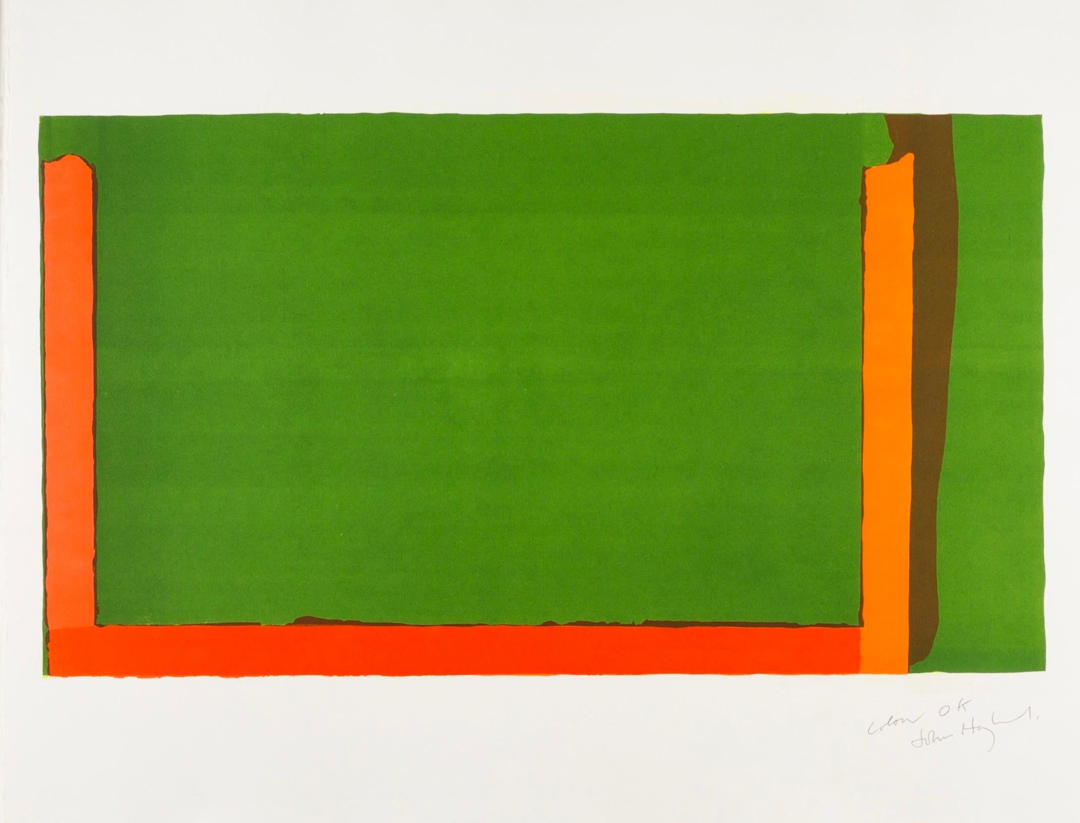 John Hoyland was a British artist and one of the country's leading abstract painters.

Hoyland was born in Sheffield, Yorkshire, and educated at Leighton Park School, before going on to study at Sheffield School of Art, Psalter Lane, and the Royal