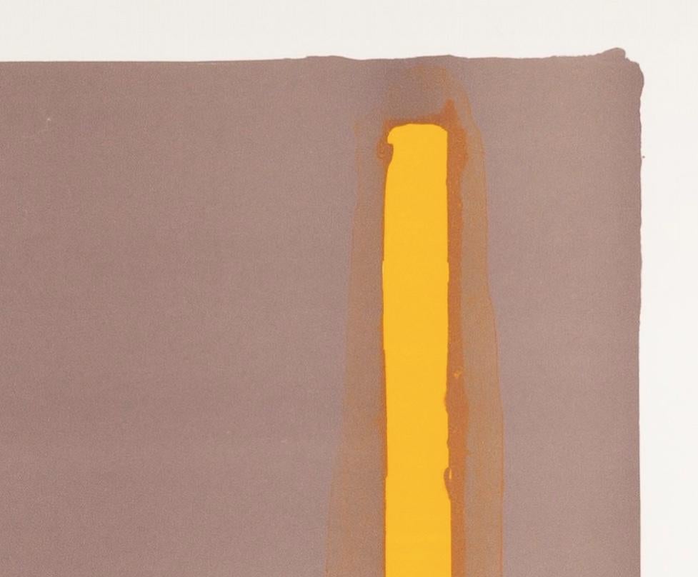 Piccola svizzera grigia, 1968 - Stampa litografica astratta minimalista del XX secolo in vendita 1