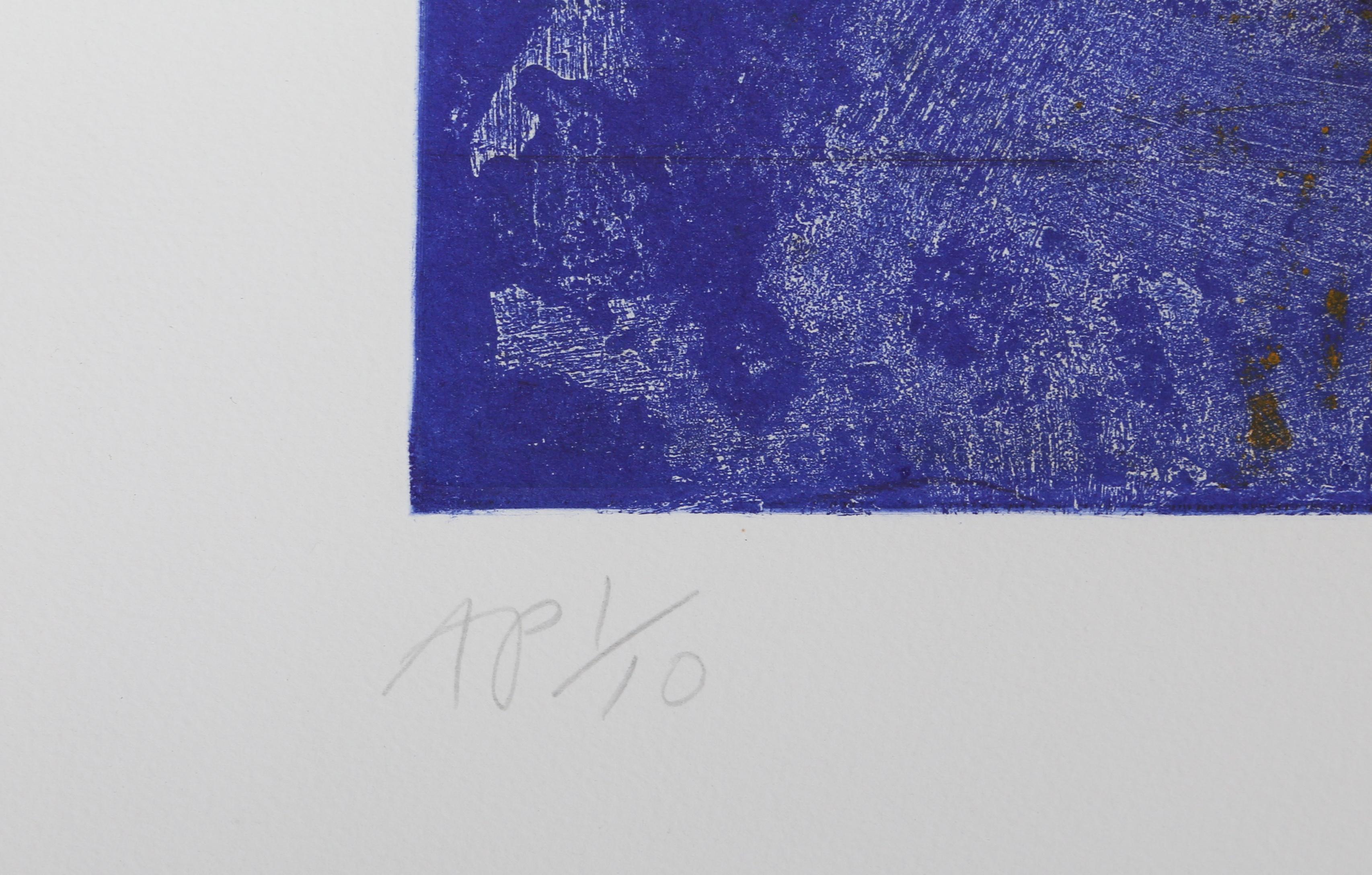 The Sorcerer, Abstrakte Aquatinta-Radierung von John Hoyland im Angebot 3
