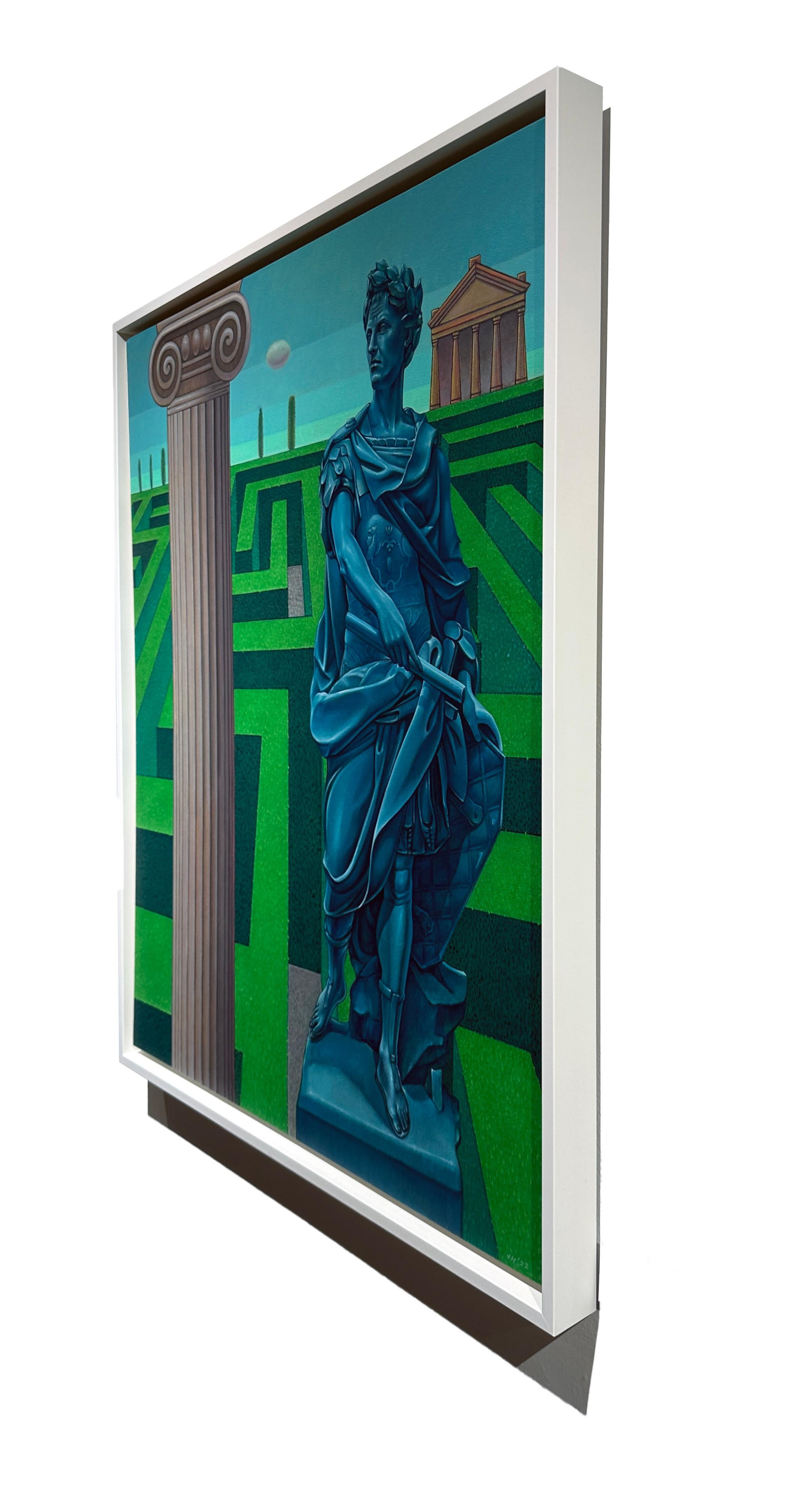 Render to Caesar, Surreal Scene with Classical Greek Scupture and Garden For Sale 1