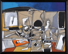 Estudio del artista, Pintura de John Hultberg