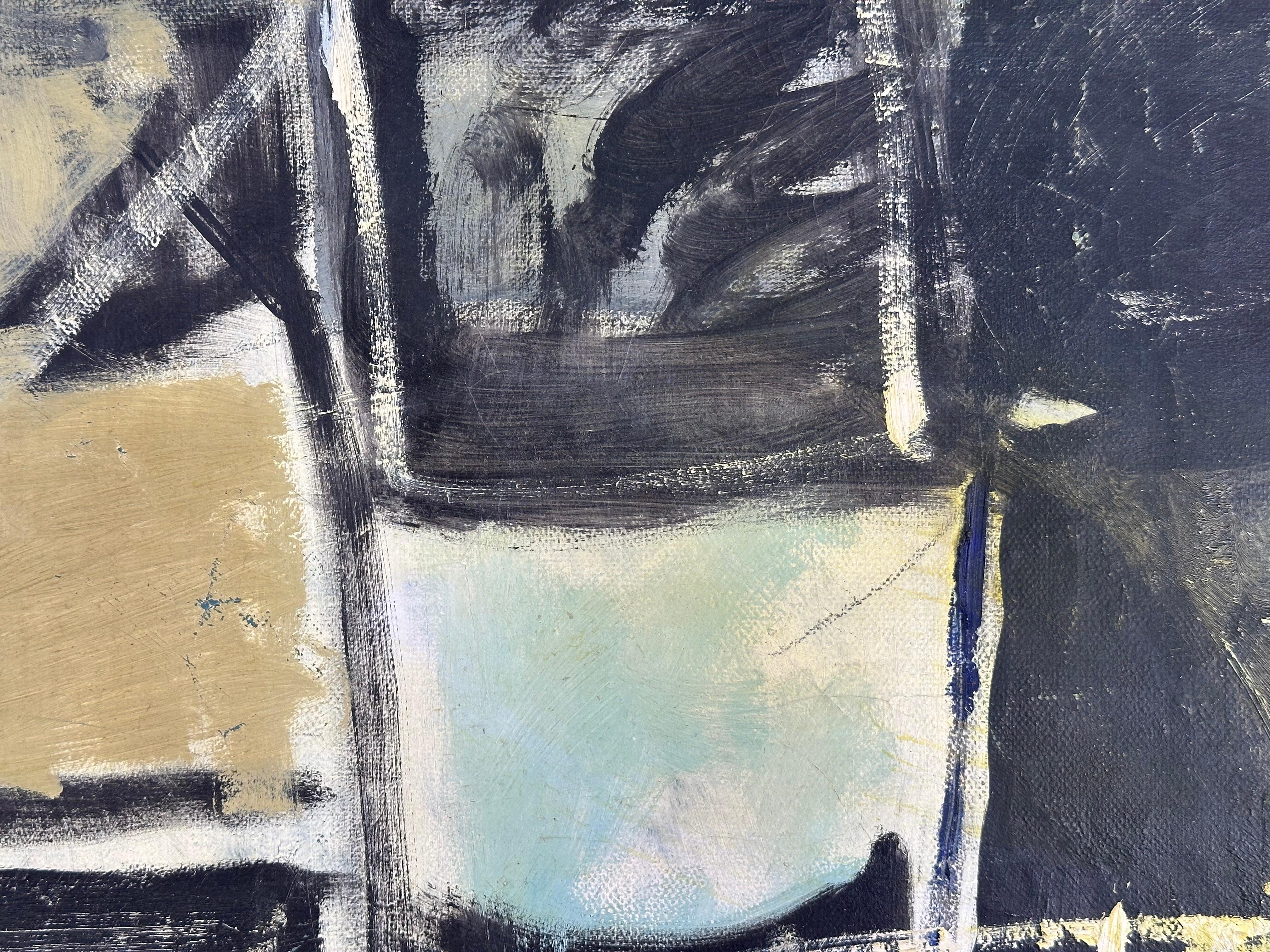 Composizione espressionista astratta senza titolo - Painting Espressionismo astratto di John Hultberg