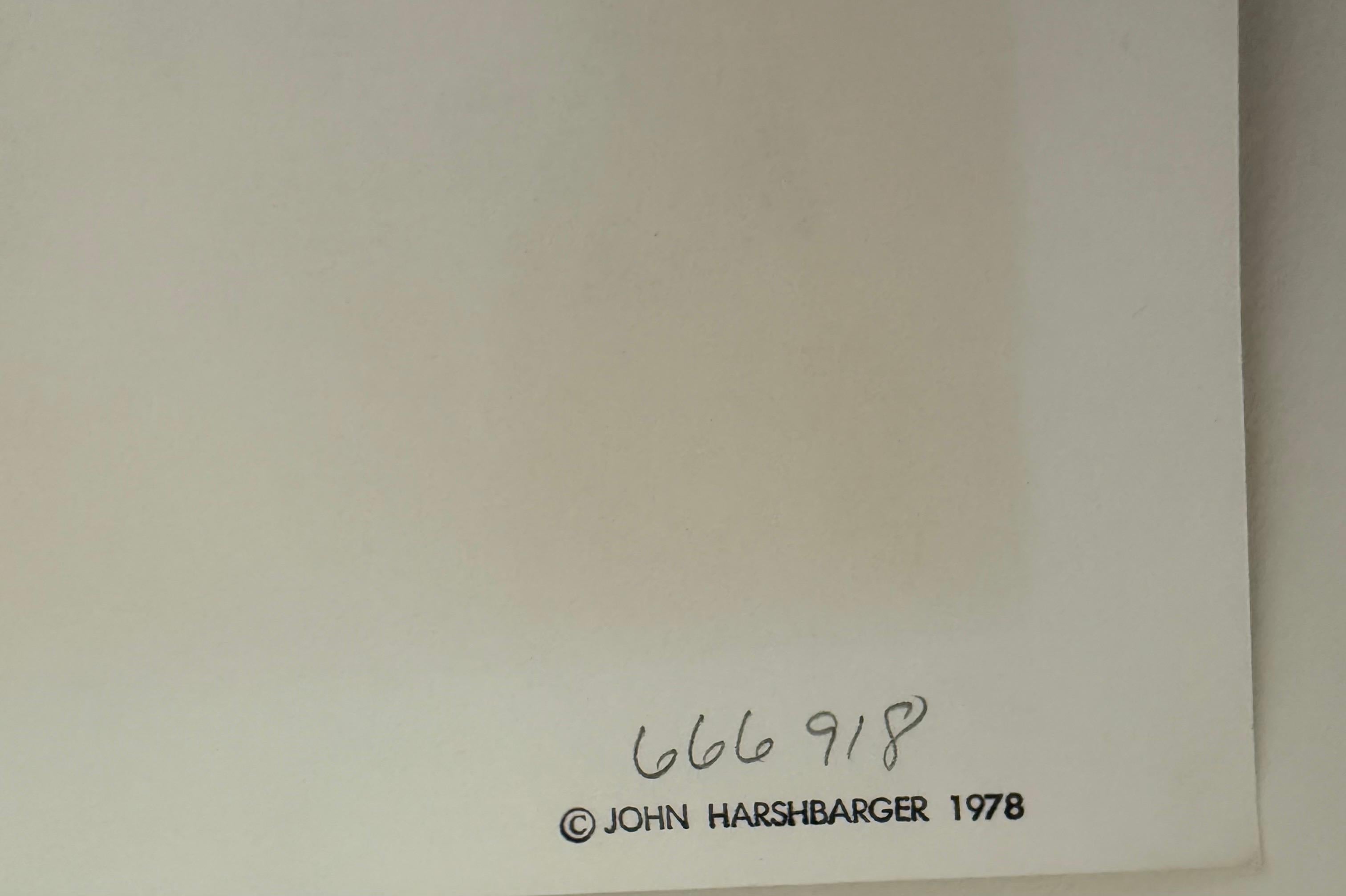 1970 Bay Area Figurativa Astratta Litografia Serigrafia Serra John Hultbergs in vendita 3