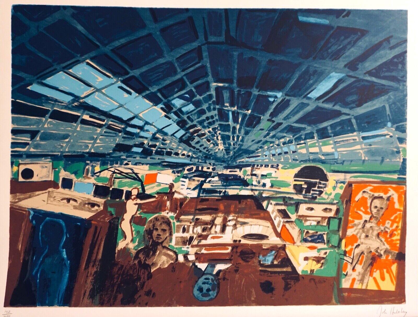 John Hultberg Abstract Print - Greenhouse