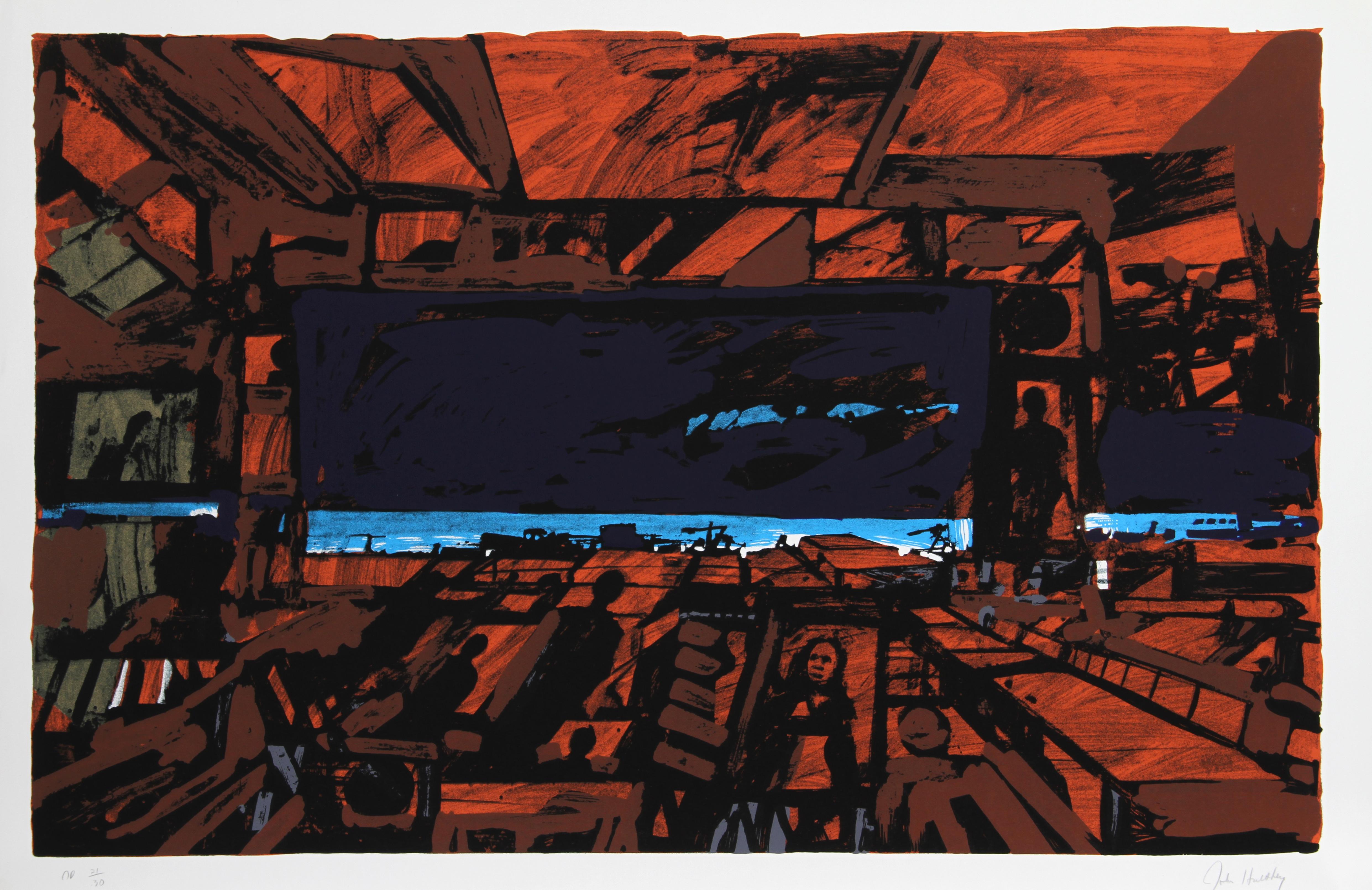 Rusted Room, Screenprint by John Hultberg