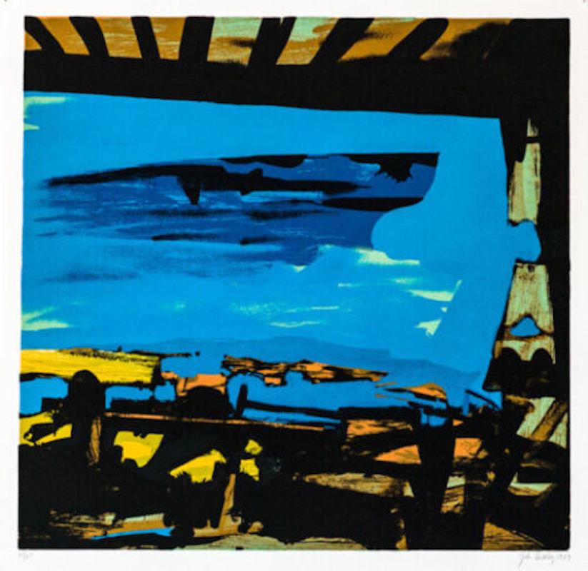John Hultberg Abstract Print - Sinking Ship