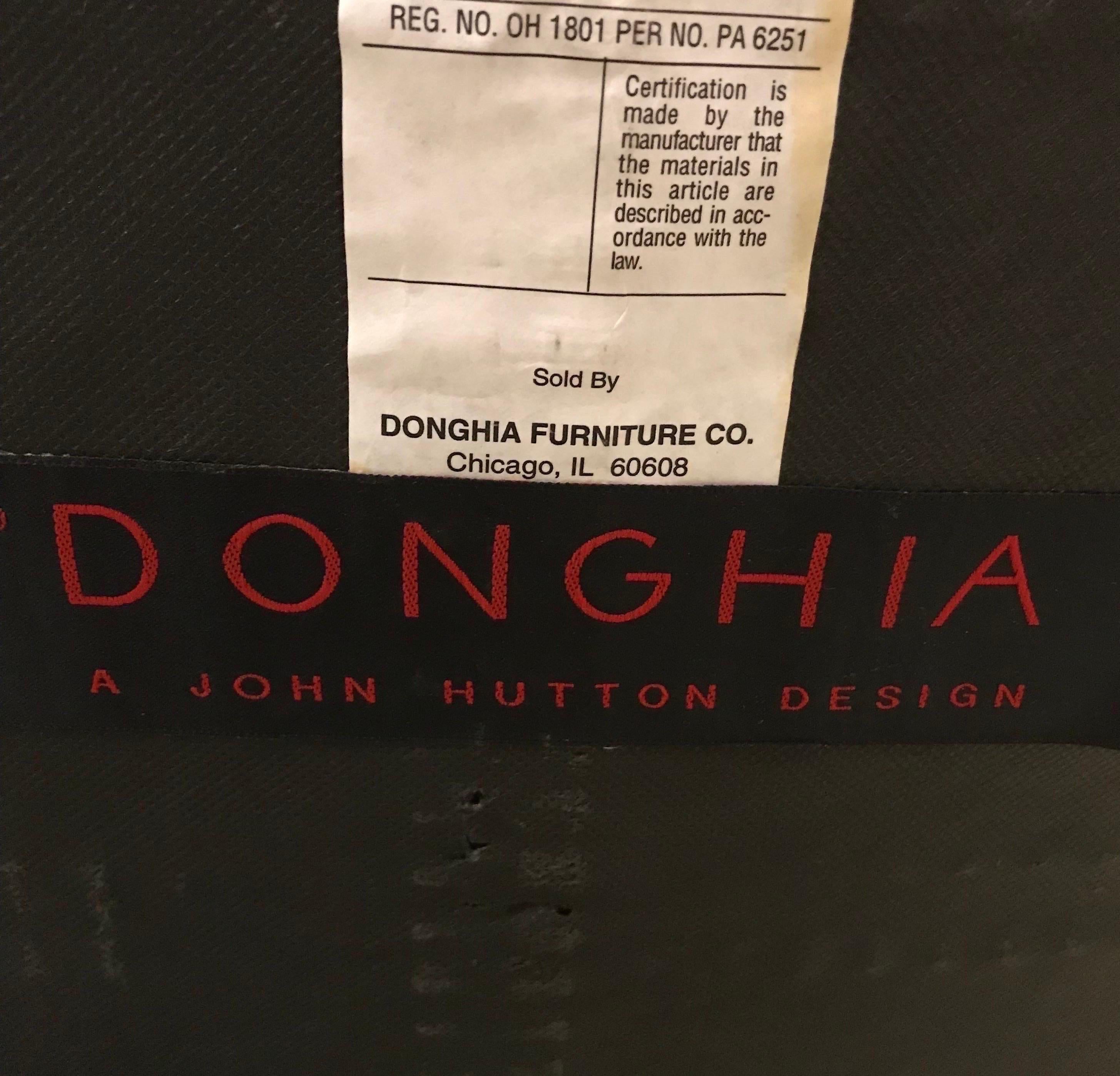 John Hutton Designs for Donghia Ghost/Spirit Club Chair in of the Period Fabric 9