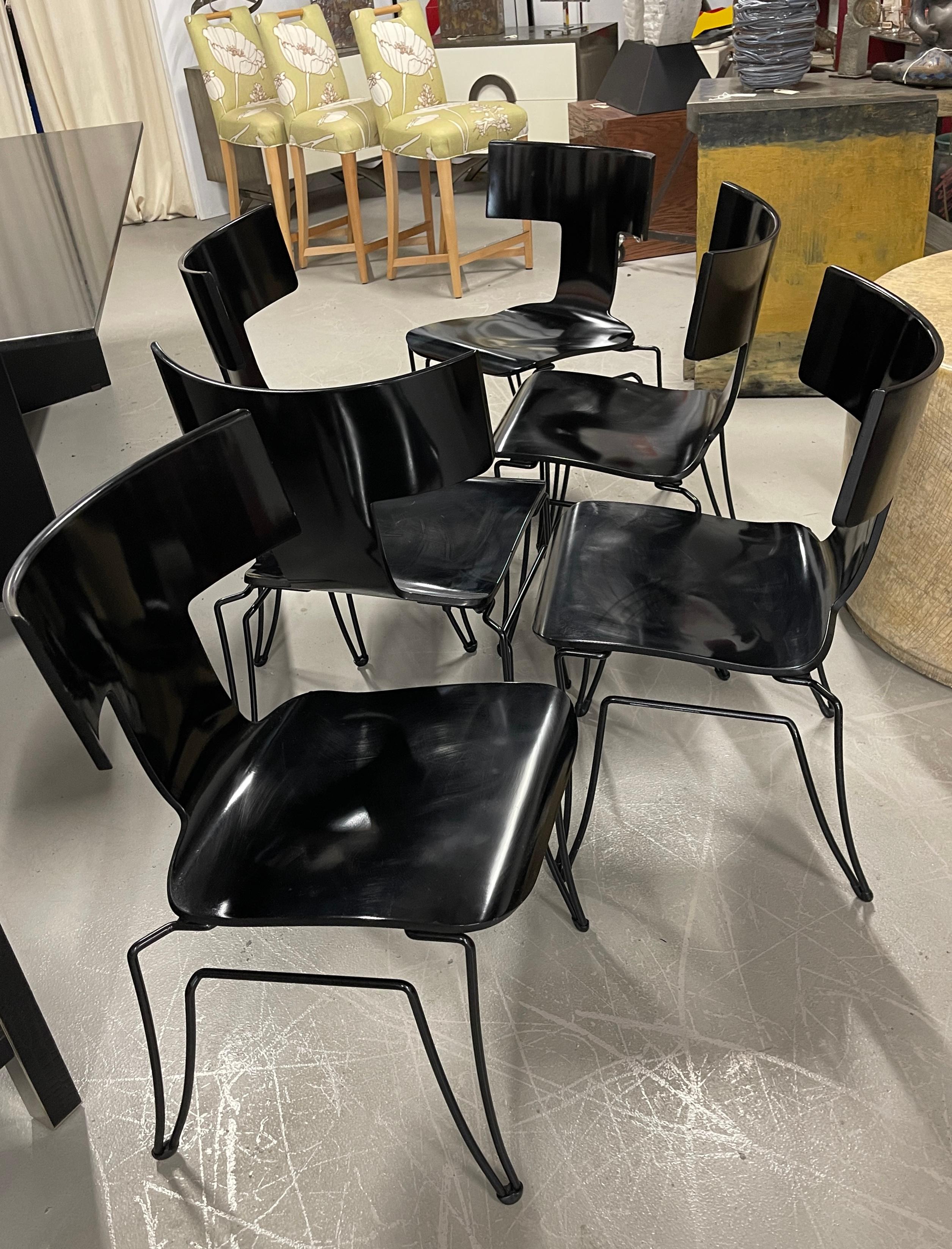 John Hutton for Donghia Anziano Chairs For Sale 8