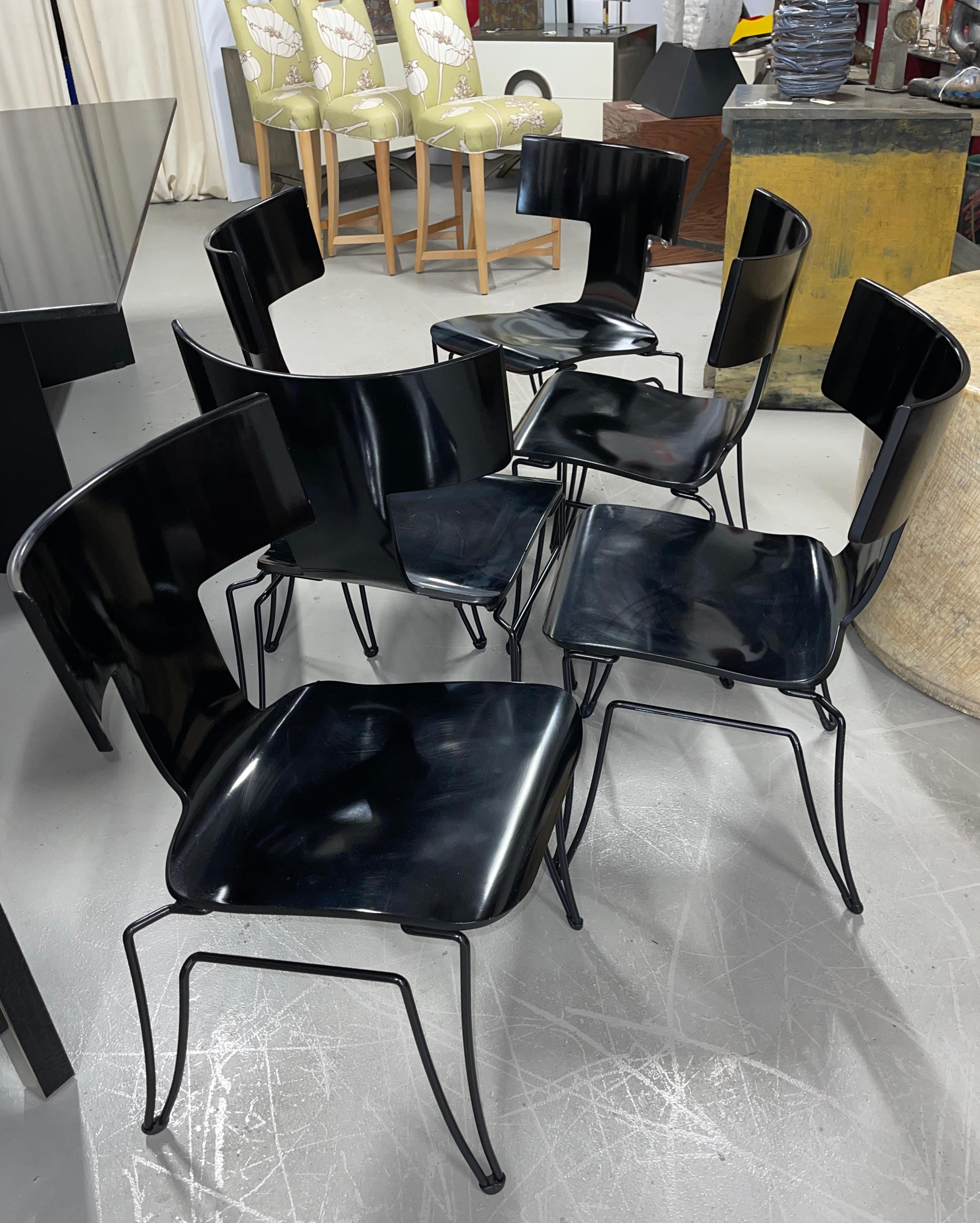 John Hutton for Donghia Anziano Chairs For Sale 9