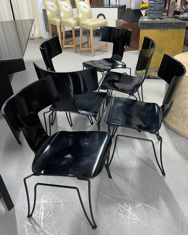 John Hutton for Donghia Anziano Chairs For Sale 10