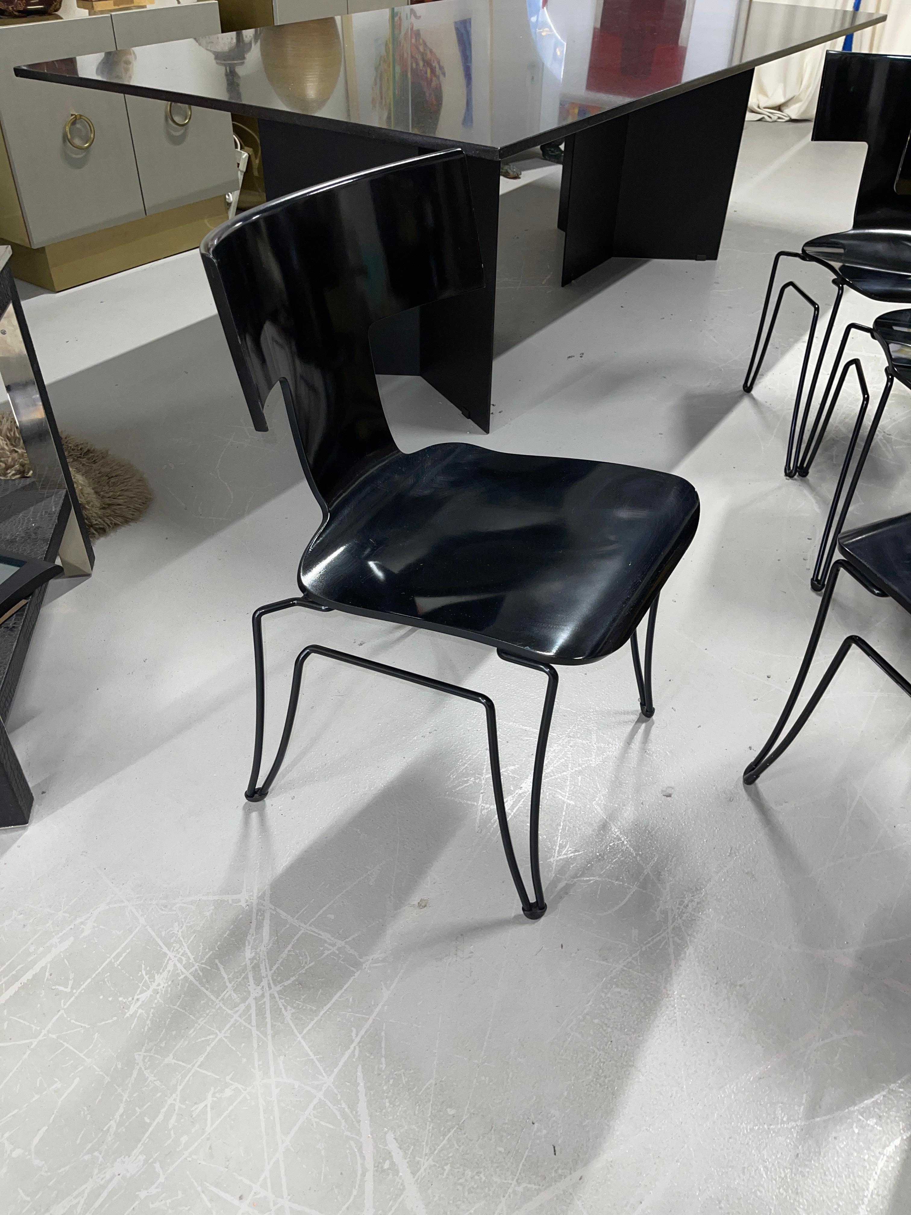 John Hutton for Donghia Anziano Chairs In Good Condition In Palm Springs, CA