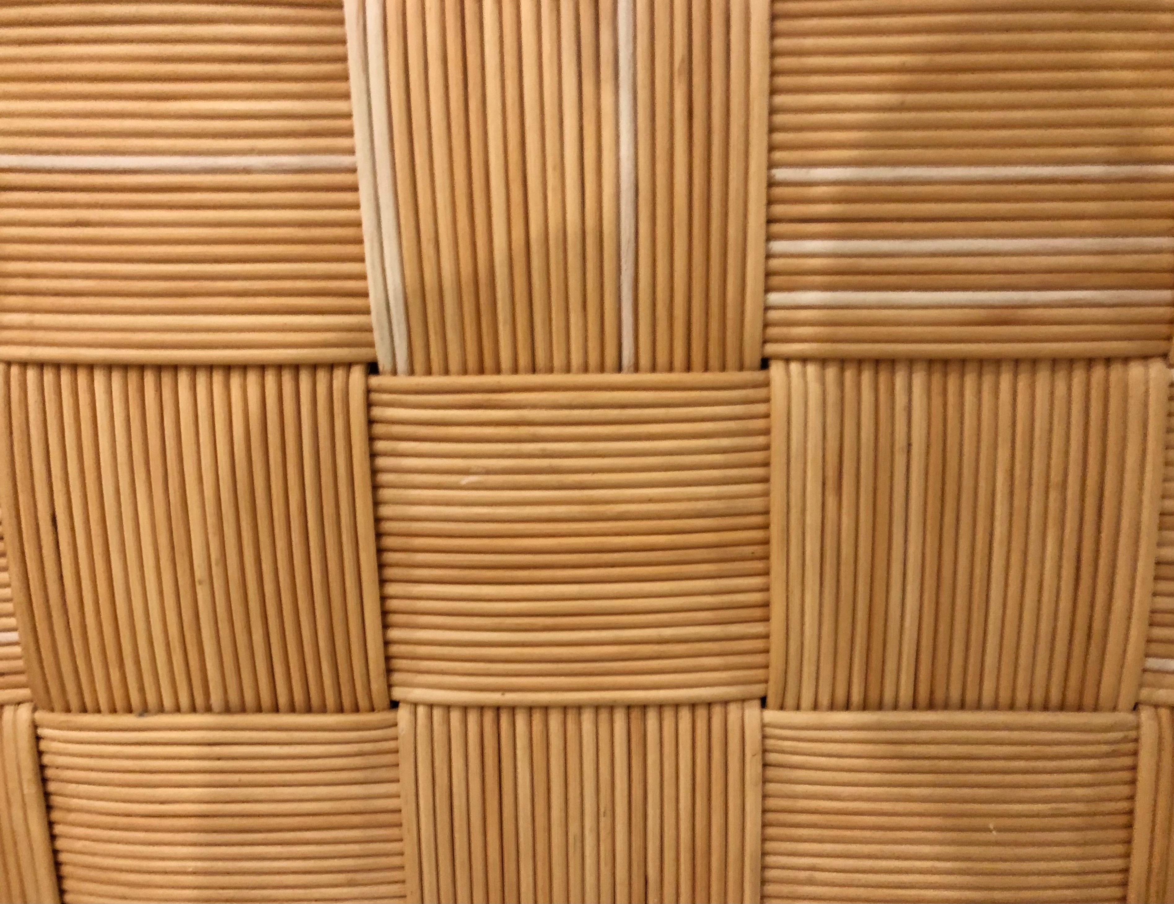 Late 20th Century John Hutton for Donghia Block Island Collection Rattan Sofa