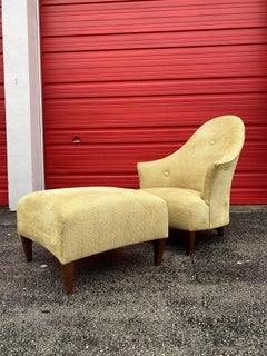 John Hutton for Donghia "Ghost" Chair and Ottoman, Set of 2