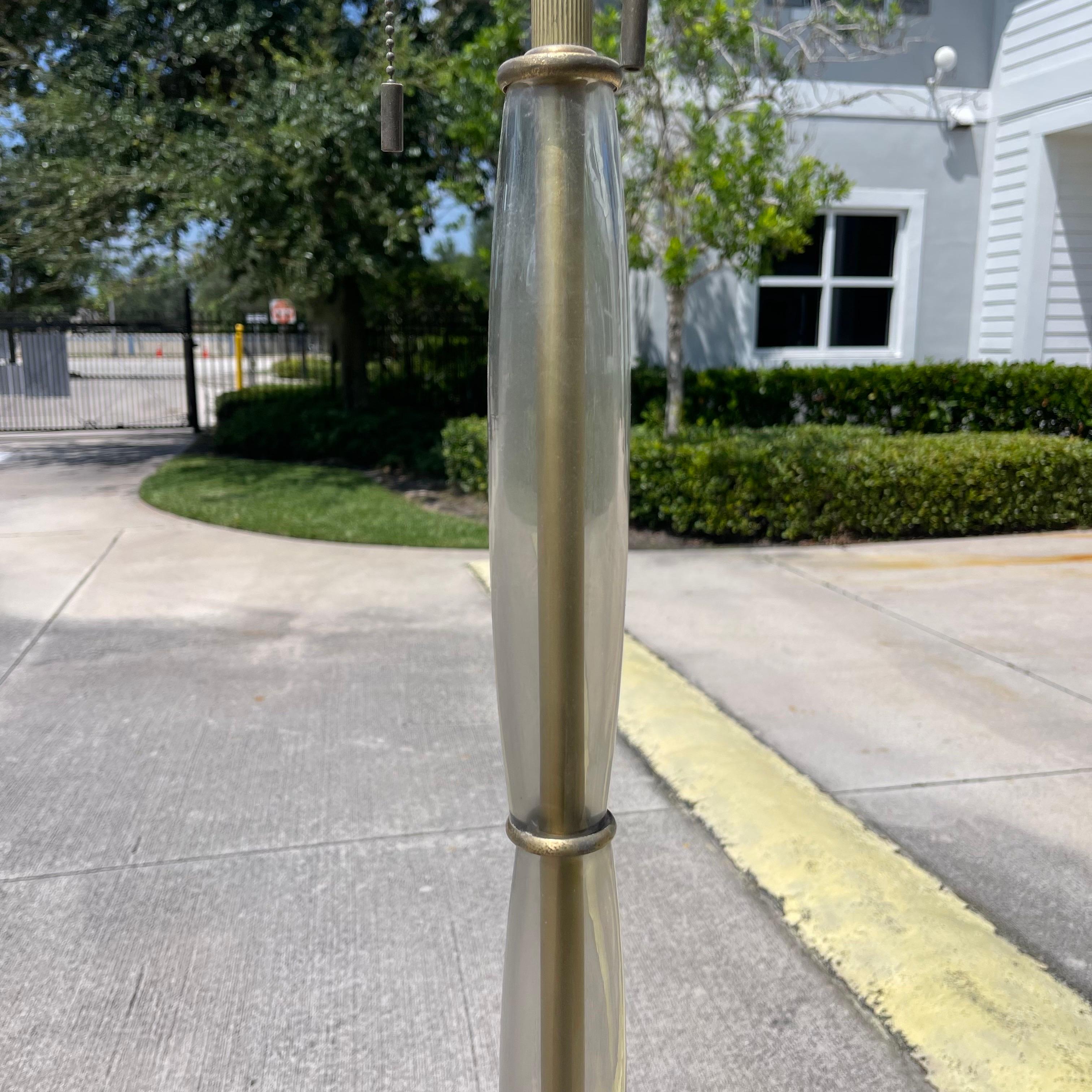 John Hutton for Donghia Gigante Lampadaire en verre de Murano soufflé à la main Bon état - En vente à Jensen Beach, FL