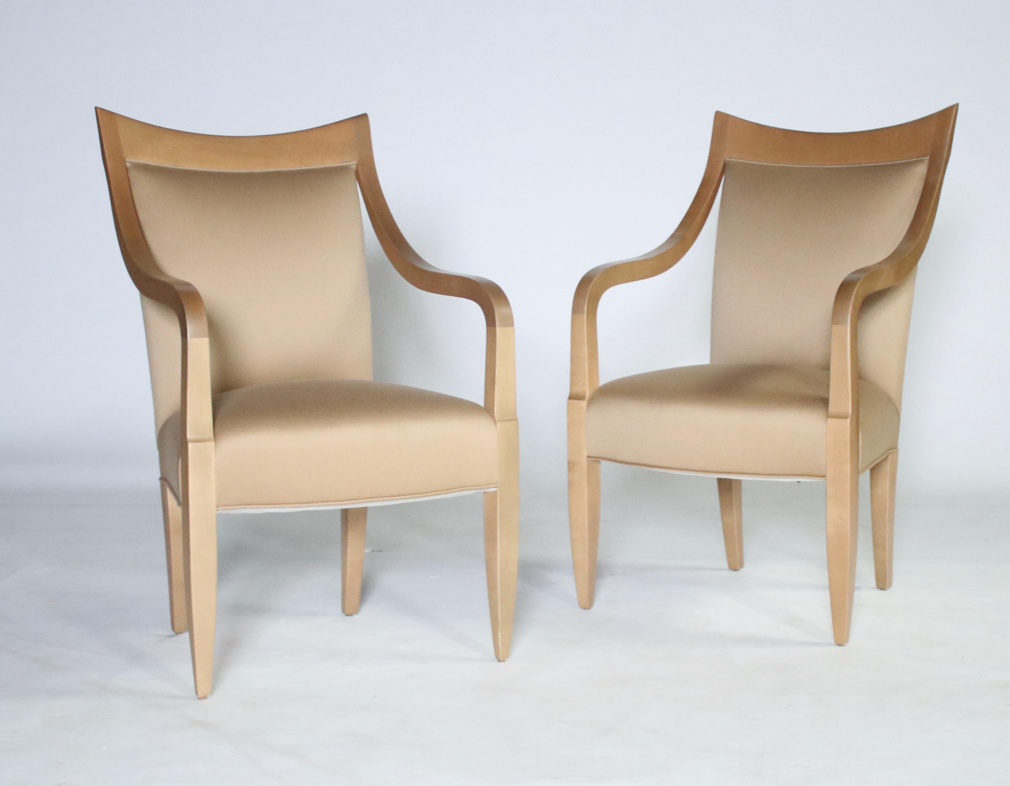 Late 20th Century John Hutton for Donghia Set of 8 Dining Chairs
