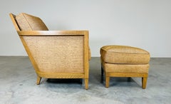 John Hutton for Holly Hunt Lounge Chair with Ottoman