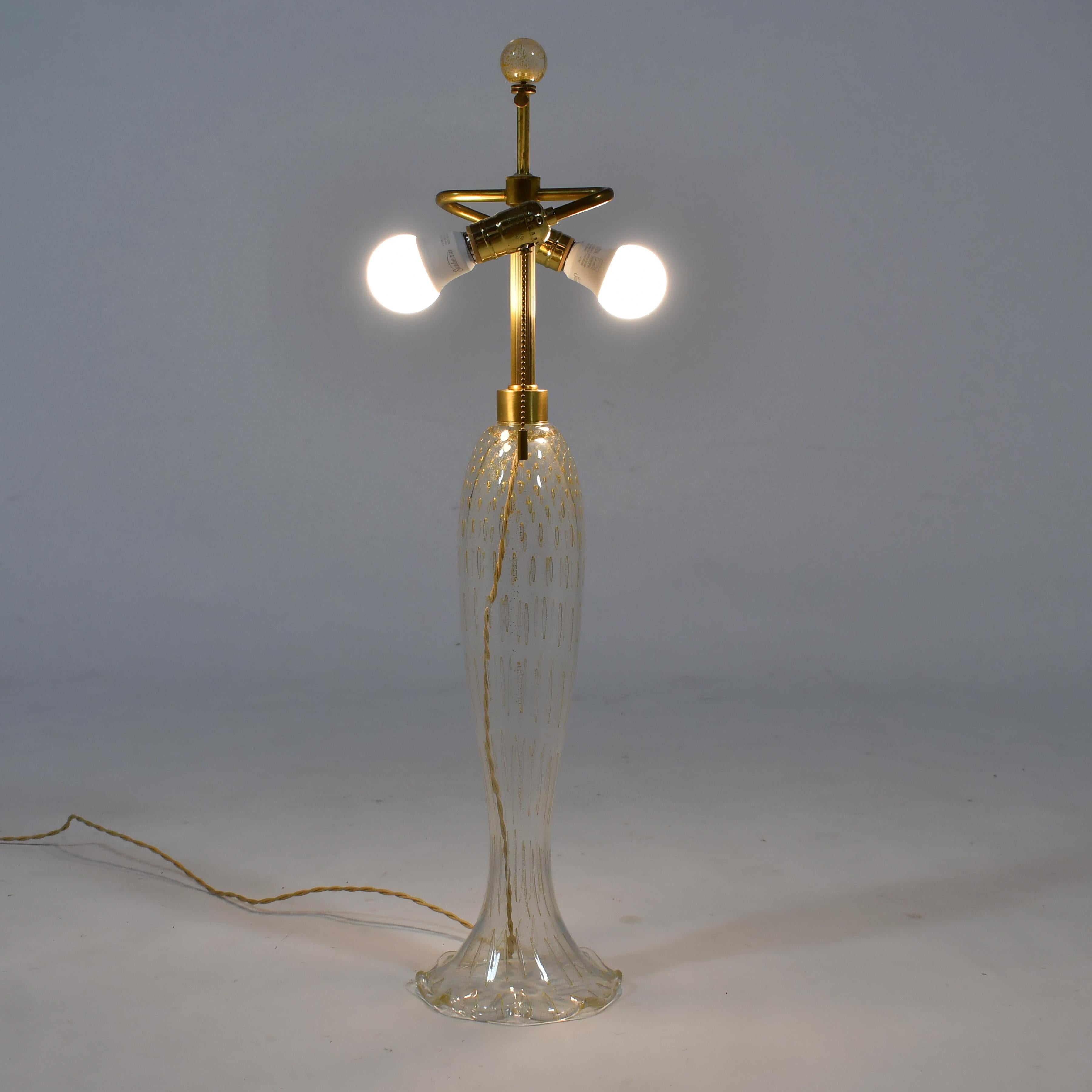 Italian John Hutton Murano Glass Lamp for Donghia For Sale