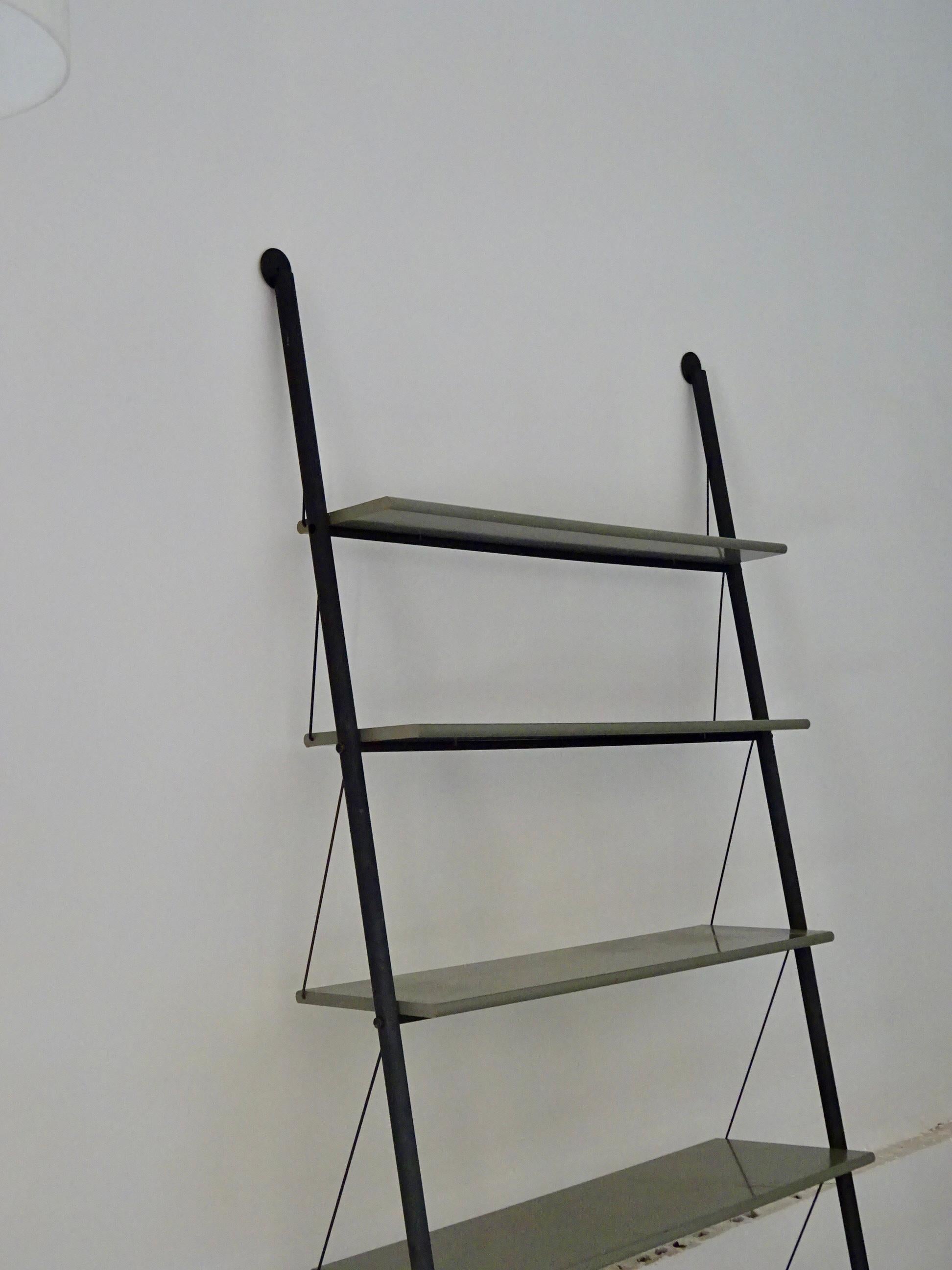 Late 20th Century “John Ild” grey shelf by Philippe Starck for Disform, 1977. For Sale
