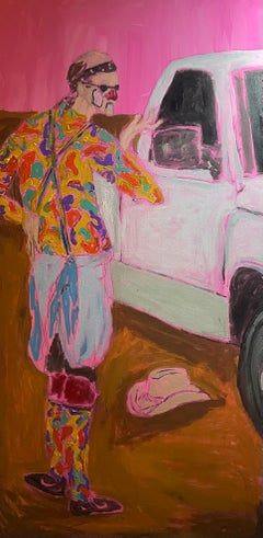 "Avant le rodeo" -- Painting on Canvas by John Isiah Walton
